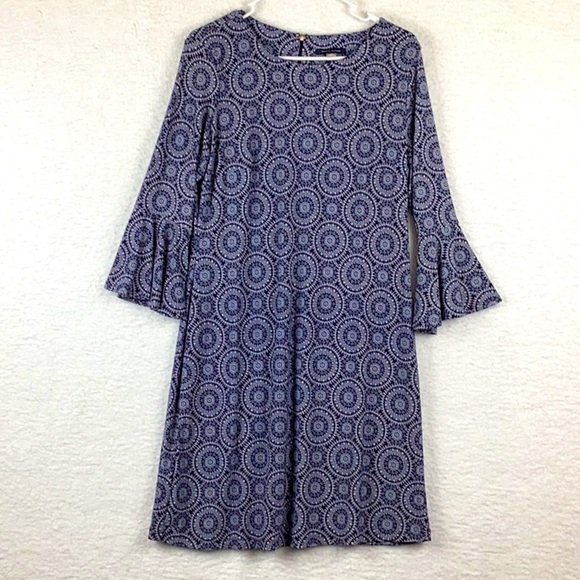 Tommy Hilfiger blue midi dress, woman’s size 12. - Picture 1 of 14
